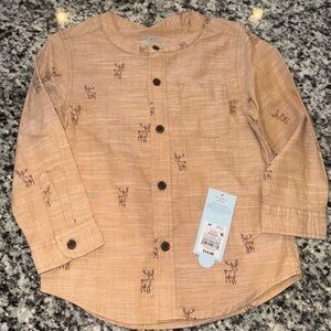 Cat and Jack NET button down shirt